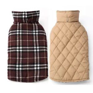 LARGE- Dog Waterproof/ Windproof Reversible Jacket